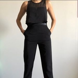 😍Black Pant Romper